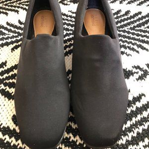 Black Basic Edition Nylon Stretch Loafer Wedged Heel size 11